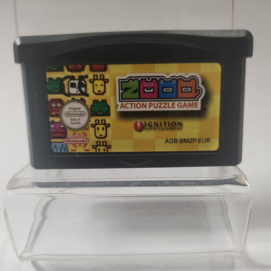 Zooo Action Puzzle Game Game Boy Advance