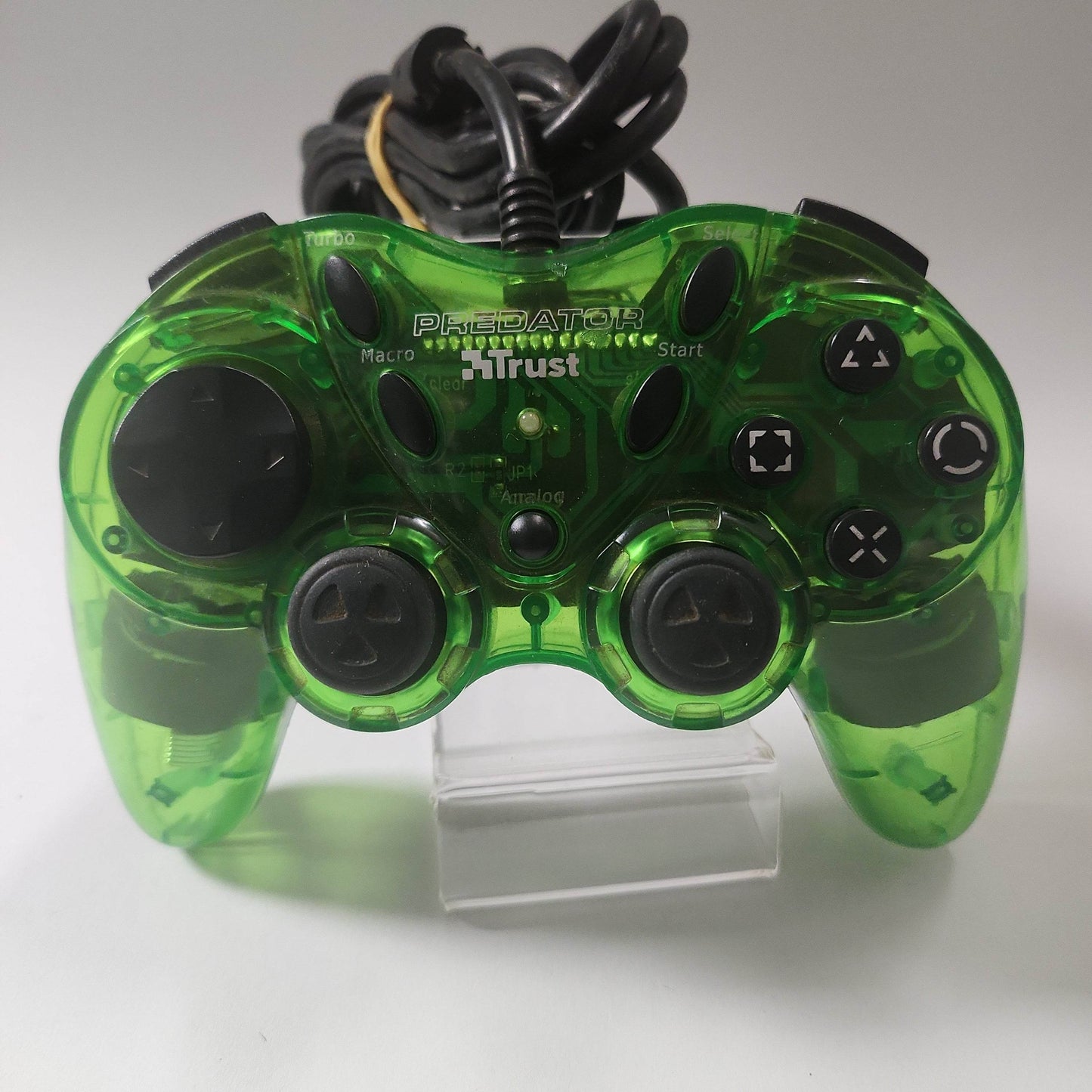 Trust Predator Transparant Green Wired Controller PS2 - Feniks Gameshop