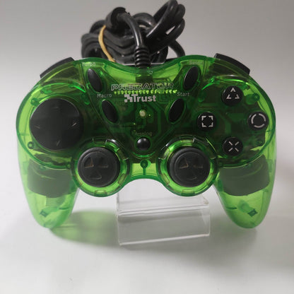 Trust Predator Transparant Green Wired Controller PS2 - Feniks Gameshop