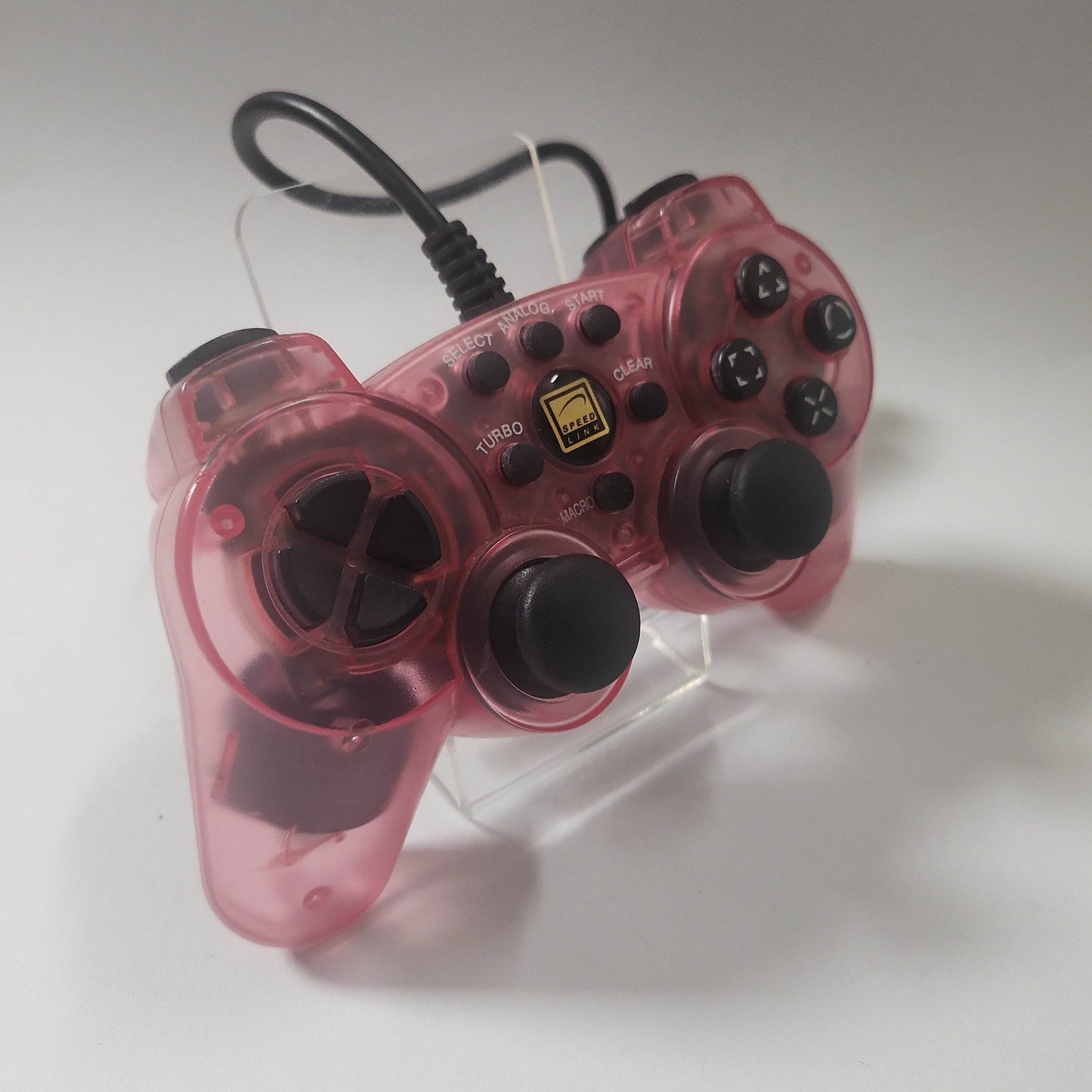 Speedlink Wired Tranparant Roze Controller Playstation 2 - Feniks Gameshop