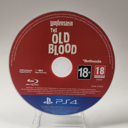 Wolfenstein the Old Blood (Disc Only) PlayStation 4