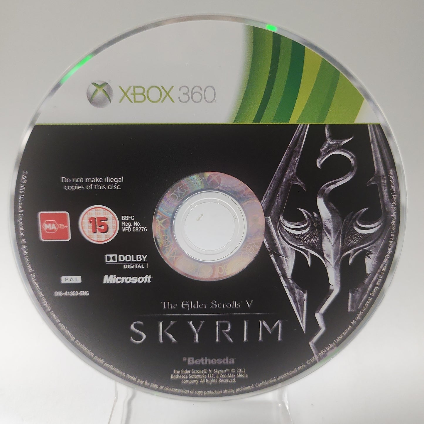 Elder Scrolls V Skyrim (Disc Only) Xbox 360