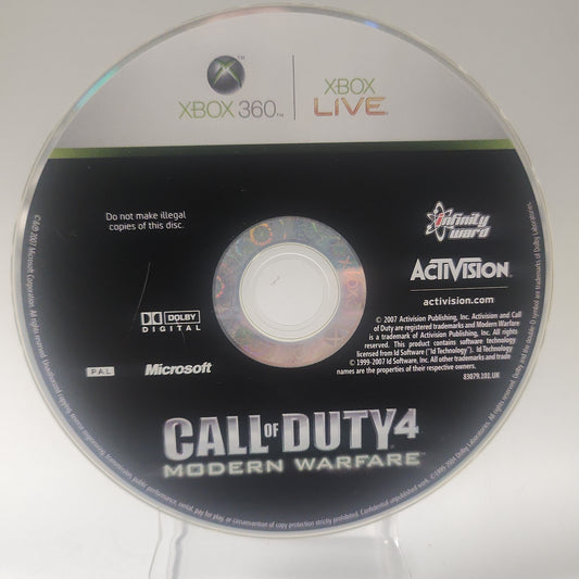 Call of Duty Modern Warfare 4 (Disc Only) Xbox 360