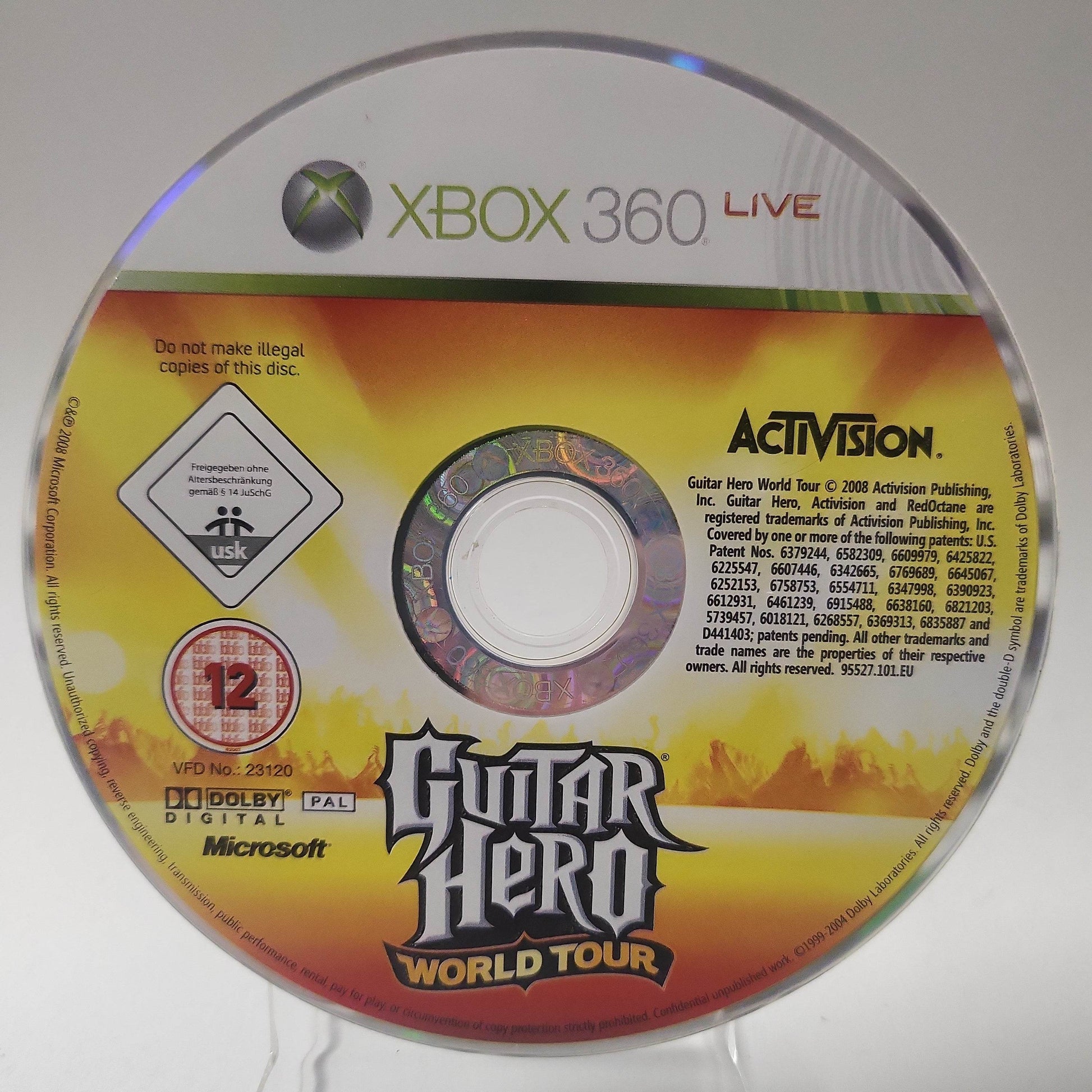 Guitar Hero World Tour (Disc Only) Xbox 360 - Feniks Gameshop