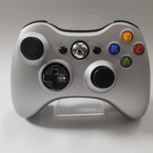 Zilver/ Zwarte Controller Xbox 360