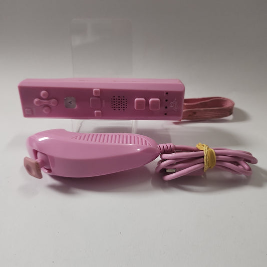 Qware Pink Controller &amp; Nunchuck Nintendo Wii