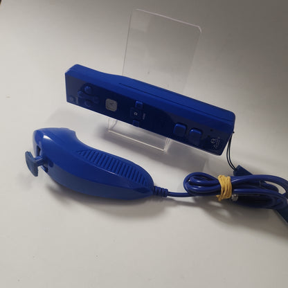 Qware Blue Controller &amp; Nunchuck Nintendo Wii