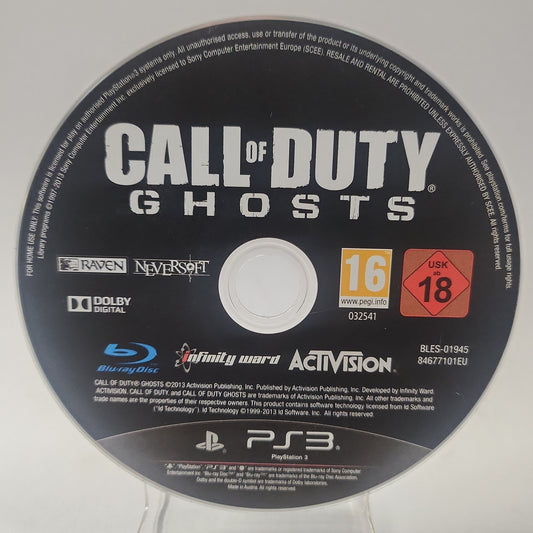 Call of Duty Ghosts (Disc Only) PlayStation 3