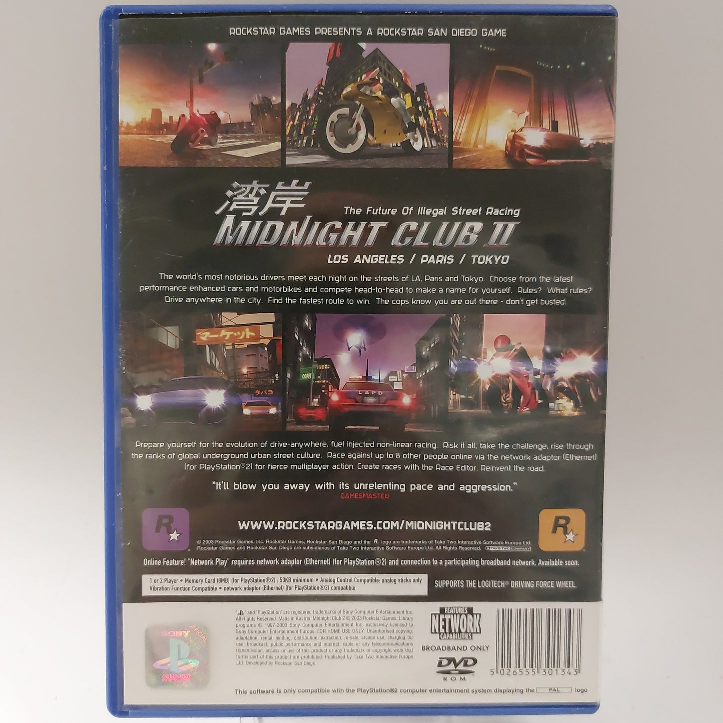 Midnight Club II Playstation 2