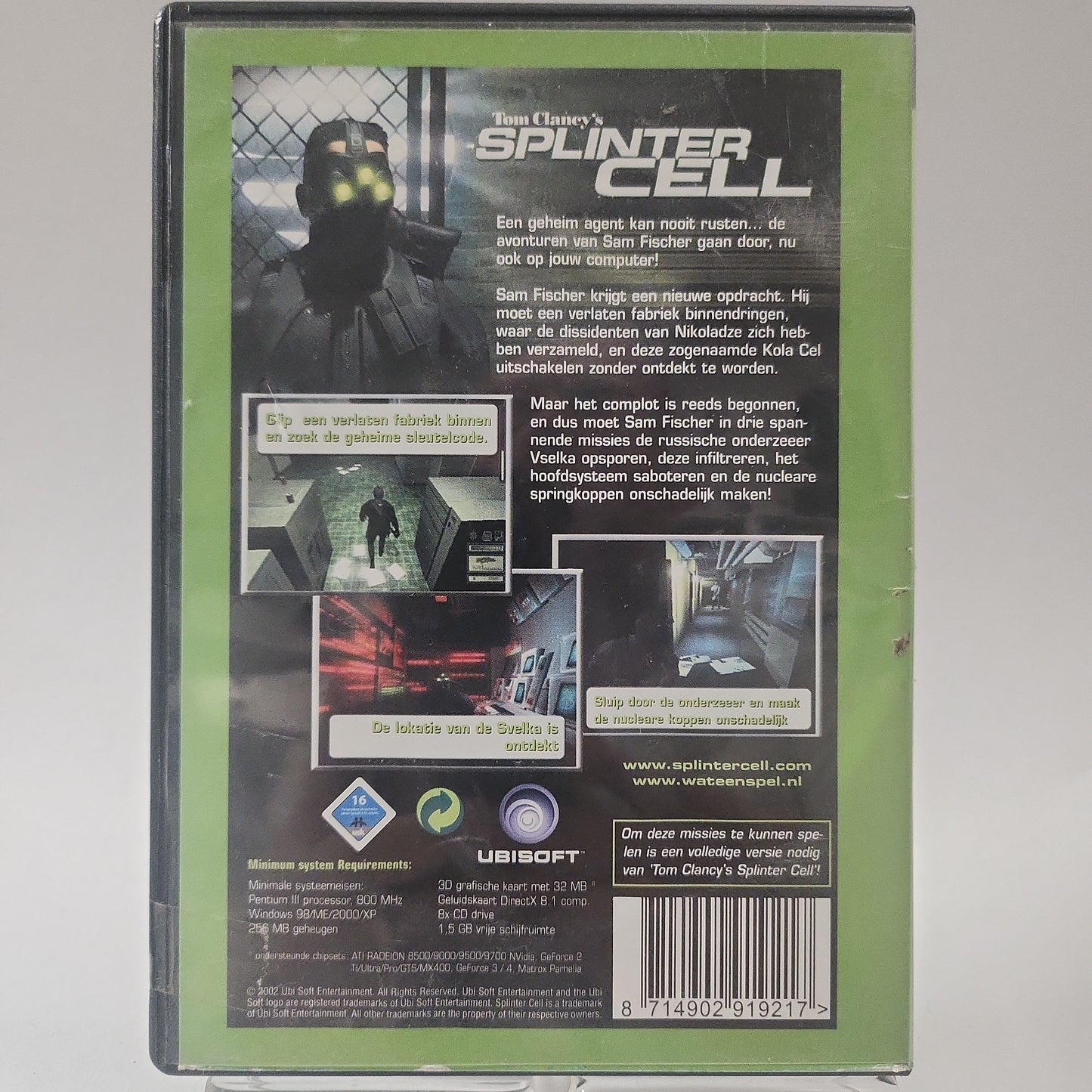 Tom Clancy's Splinter Cell Mission-Pack PC