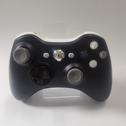 Schwarz/Weiß/Silber Controller Xbox 360