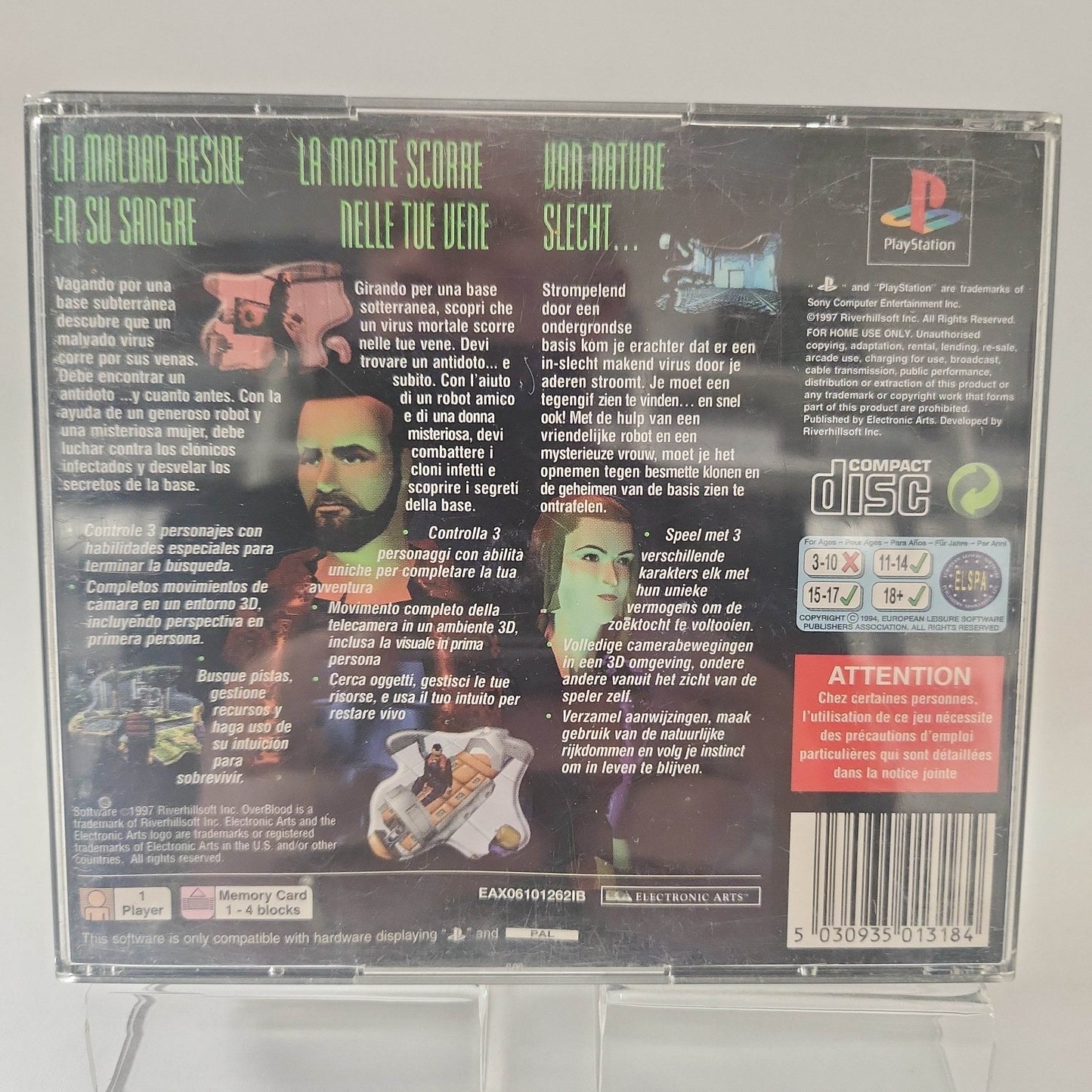 Overblood Playstation 1 - Feniks Gameshop