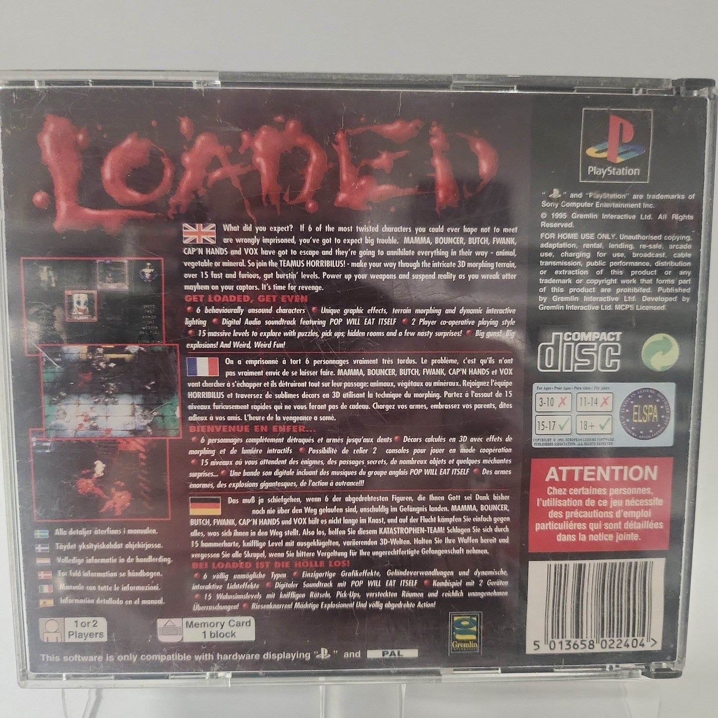 Loaded Playstation 1 - Feniks Gameshop