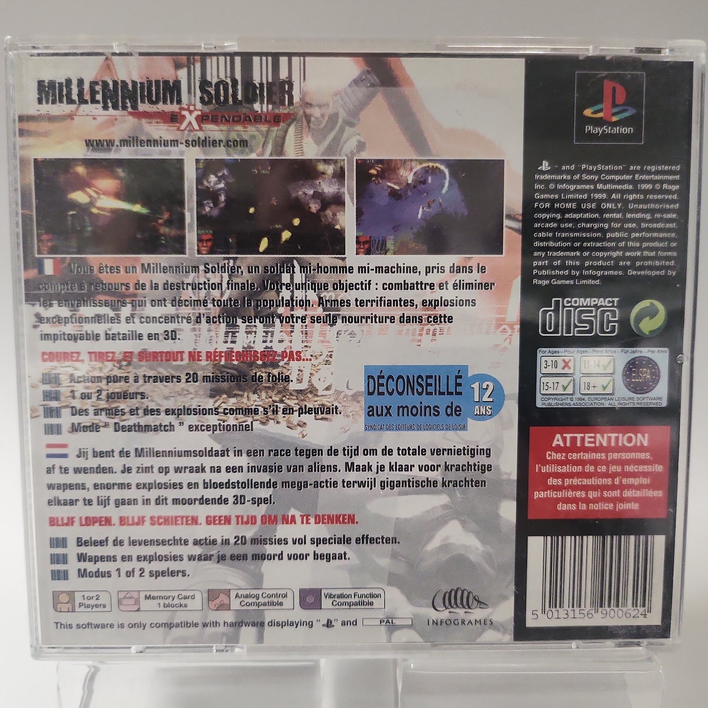 Millennium Soldier Expendable Playstation 1