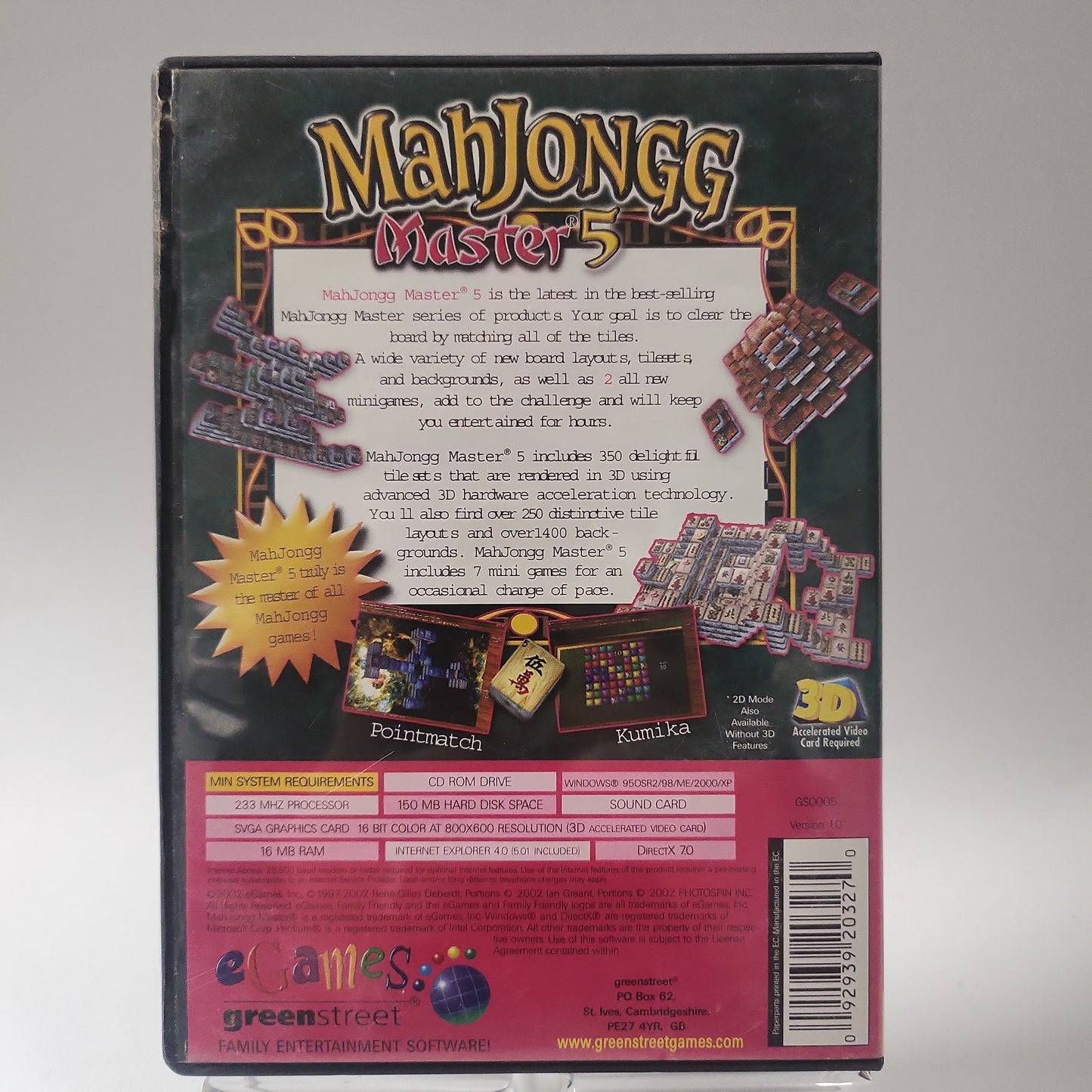 Mahjongg Master 5 (No Book) PC