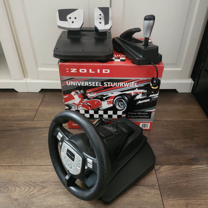 Zolid Universeel Stuurwiel Boxed PS3/ PS2/ PC - Feniks Gameshop