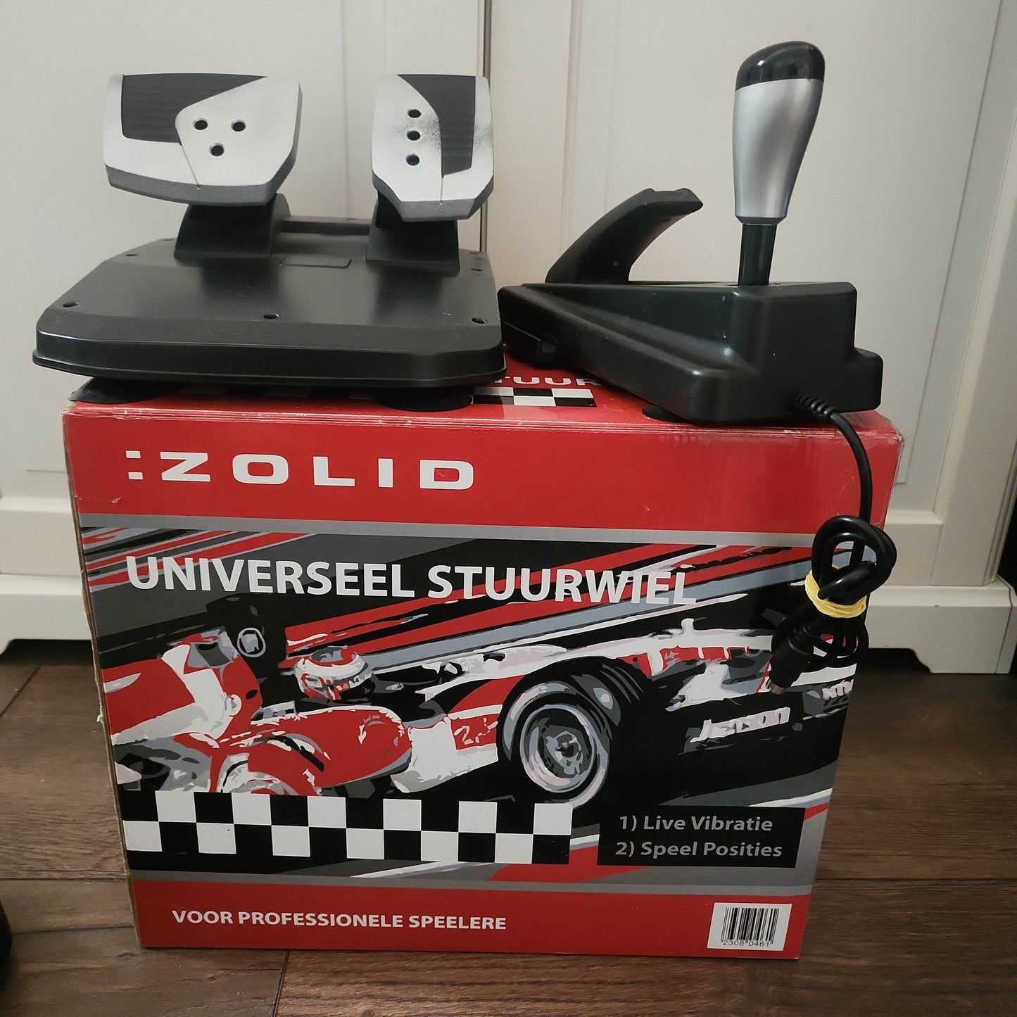 Zolid Universeel Stuurwiel Boxed PS3/ PS2/ PC - Feniks Gameshop