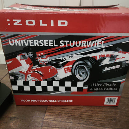 Zolid Universeel Stuurwiel Boxed PS3/ PS2/ PC - Feniks Gameshop