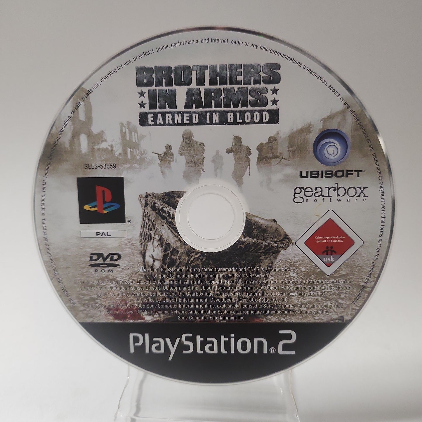 Brothers in Arms Earned in Blood (nur Disc) PlayStation 2