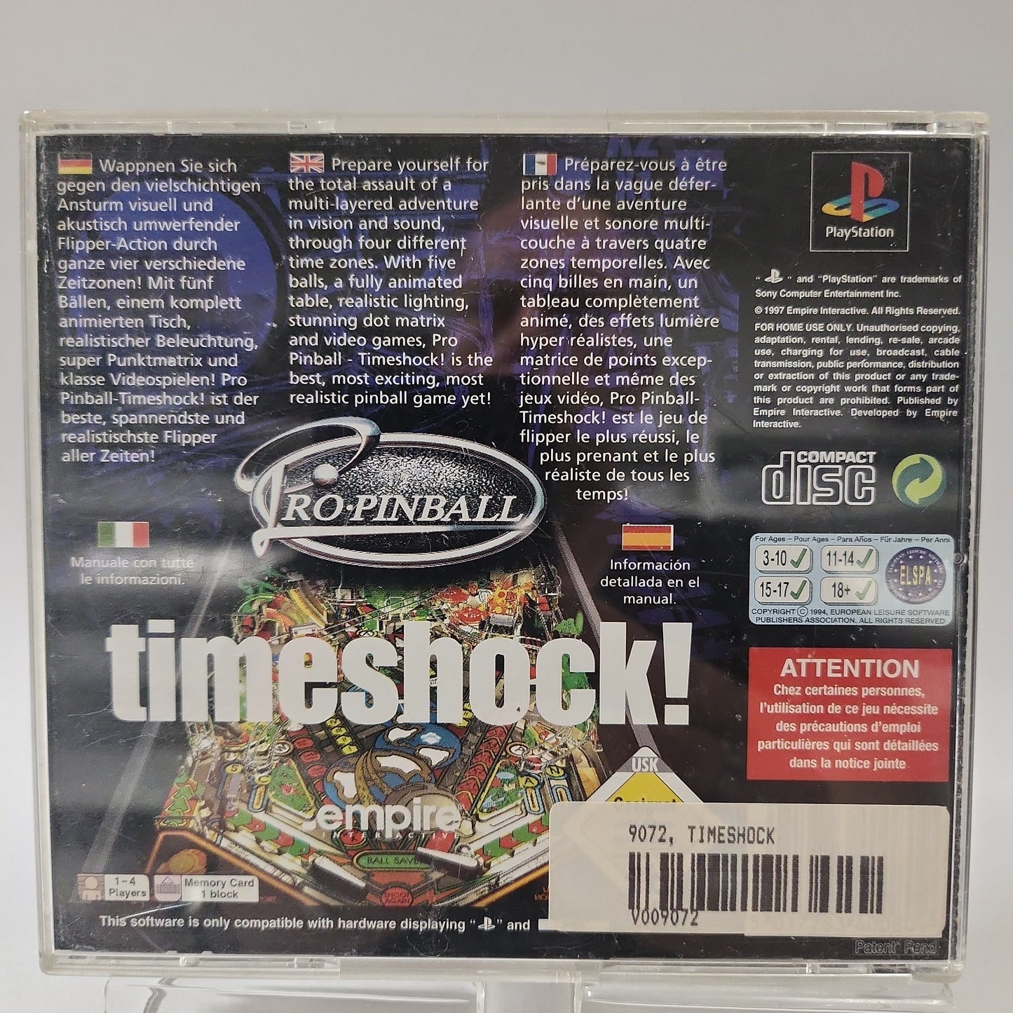Timeshock Playstation 1