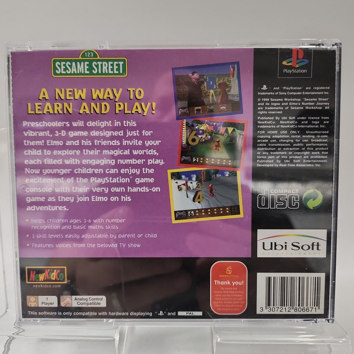 Sesam Street Elmo's Number Journey Playstation 1