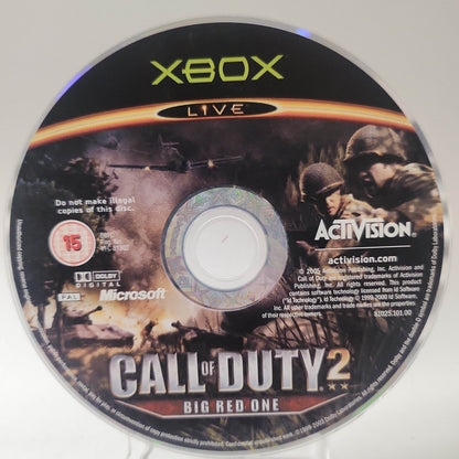 Call of Duty 2 Big Red One (Disc Only) Xbox Original - Feniks Gameshop