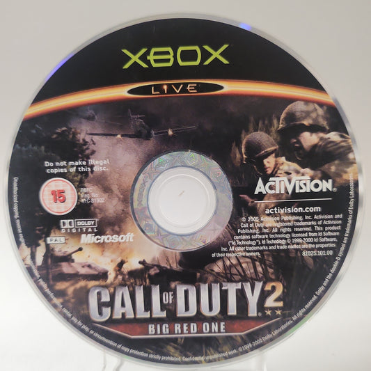 Call of Duty 2 Big Red One (Disc Only) Xbox Original