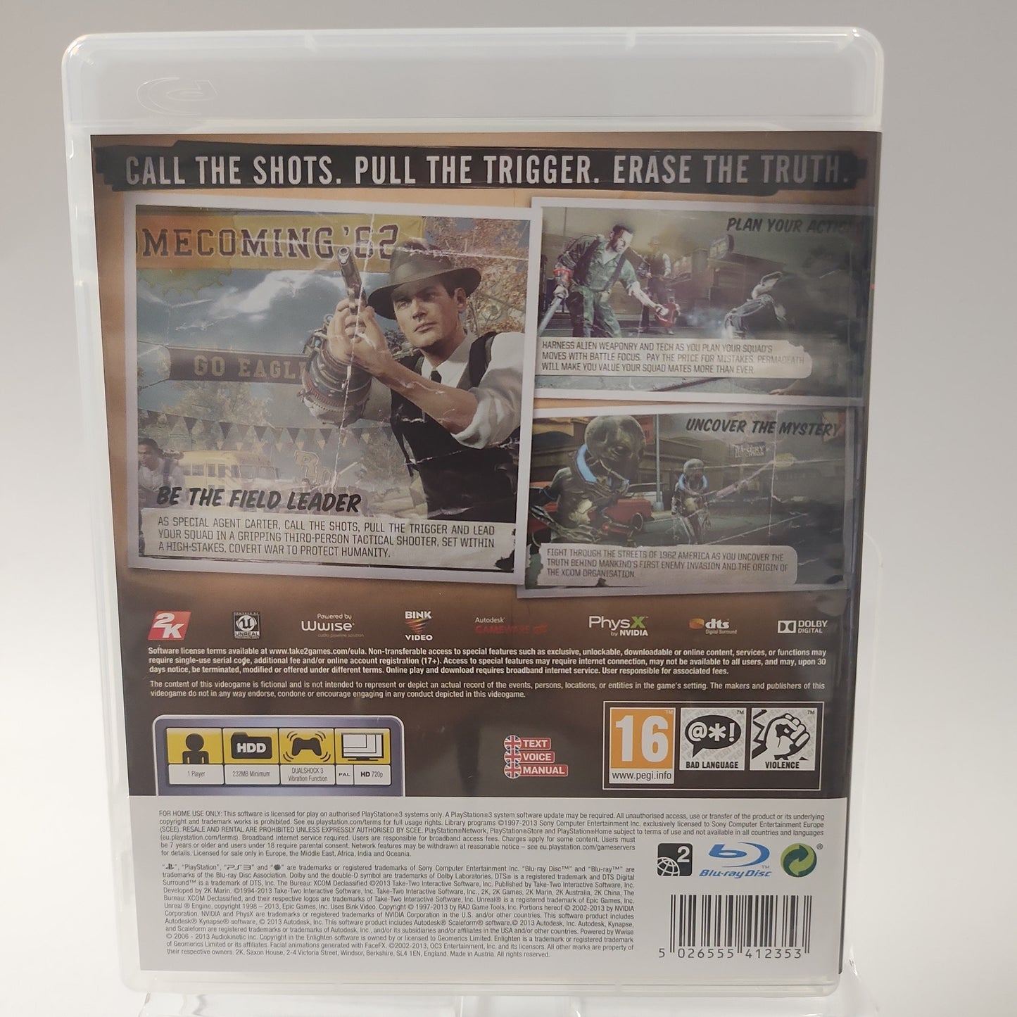 Bureau Xcom Declassified + Cover Playstation 3