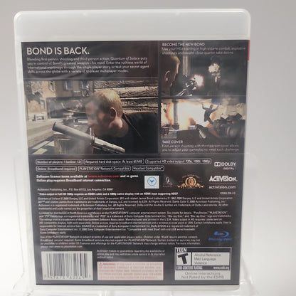 007 Quantum of Solace Amerikanisches Cover Playstation 3