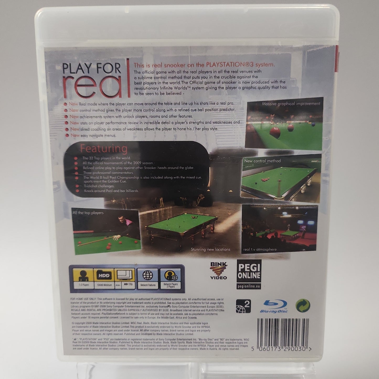 World Snooker Championship Real 09 Playstation 3