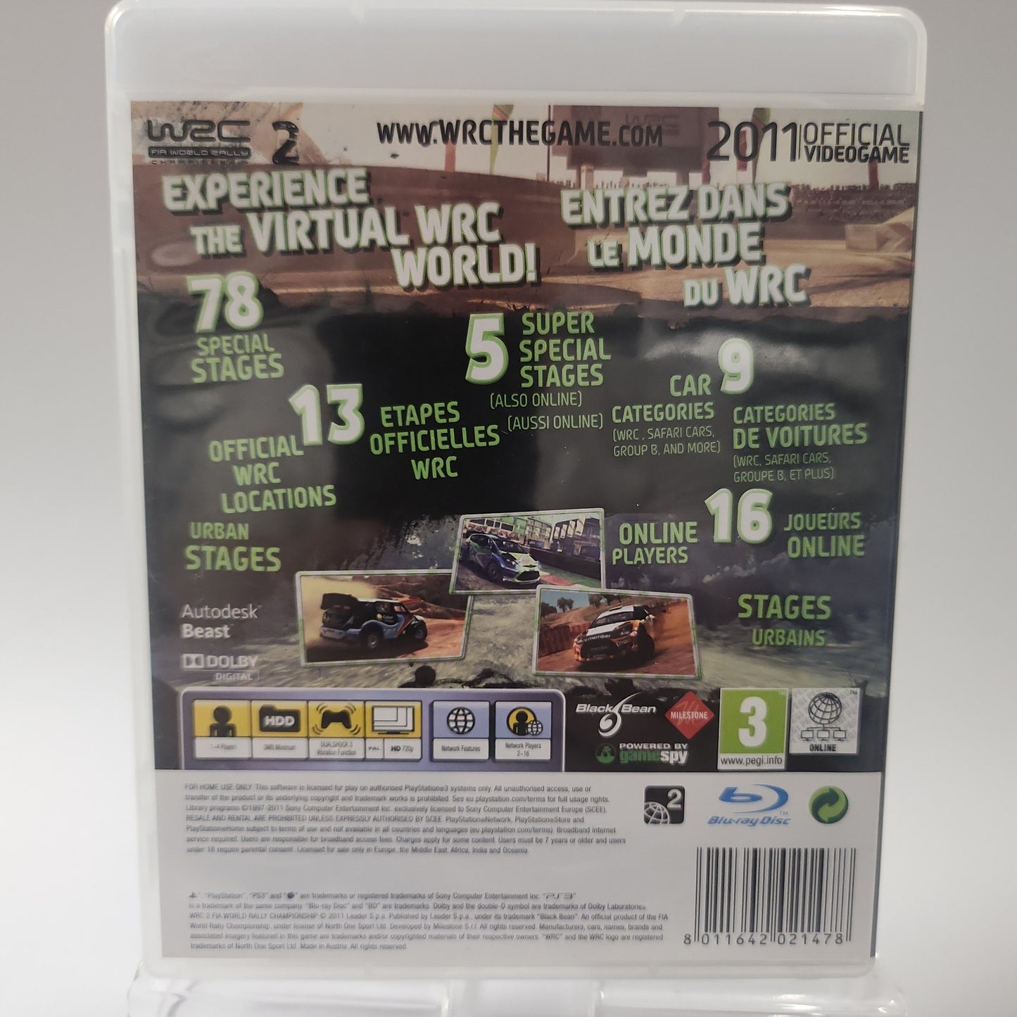 WRC 2 FIA World Rally Championship PS3