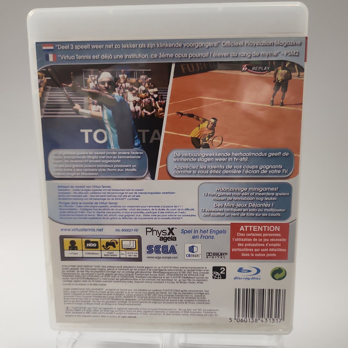 Virtua Tennis 3 Playstation 3