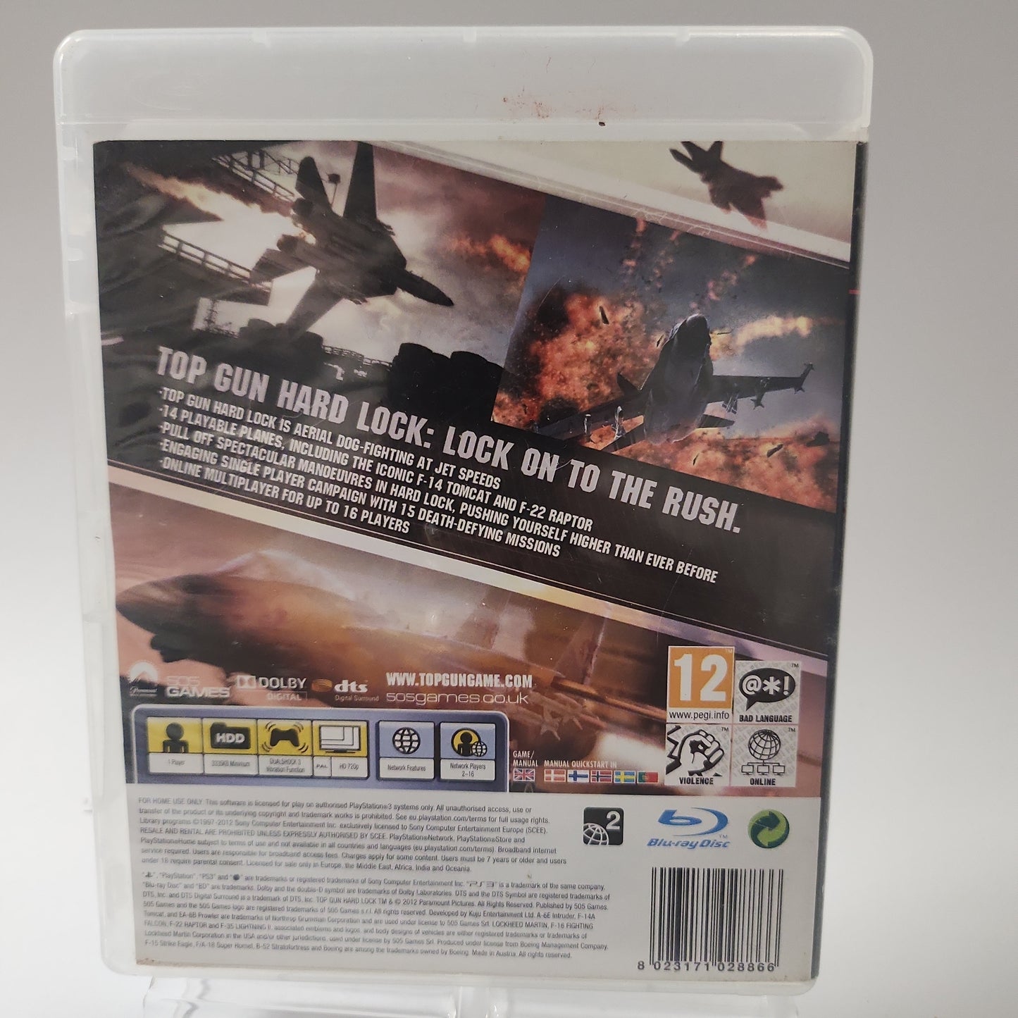 Top Gun Hard Lock Playstation 3