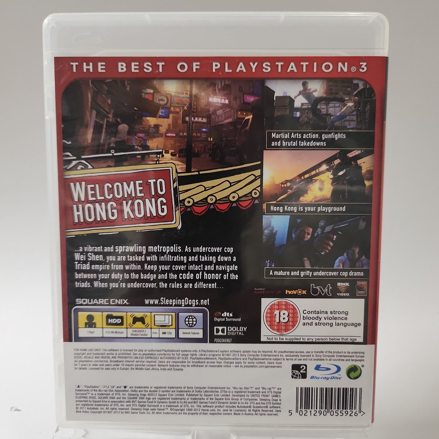 Sleeping Dogs Essentials Edition Playstation 3