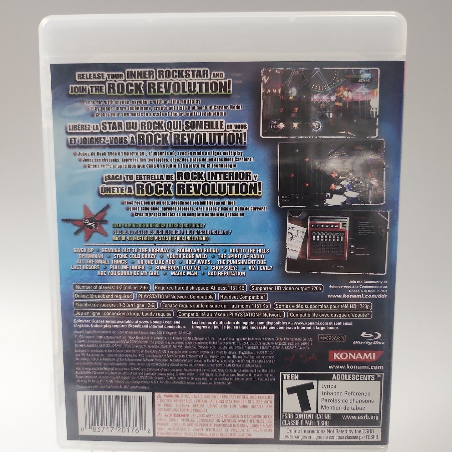 Rock Revolution American Edition Playstation 3