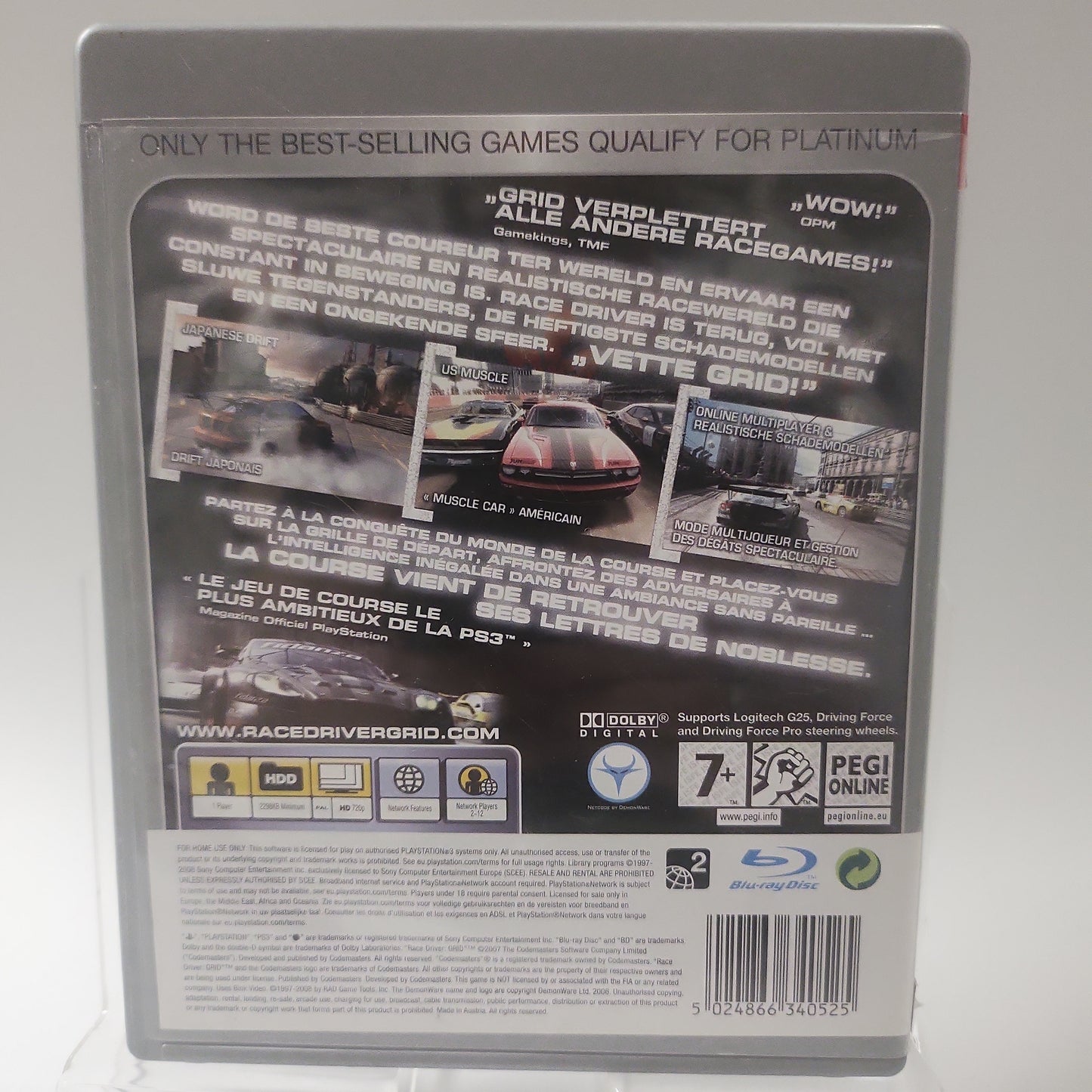 Racedriver Grid Platinum Edition Playstation 3