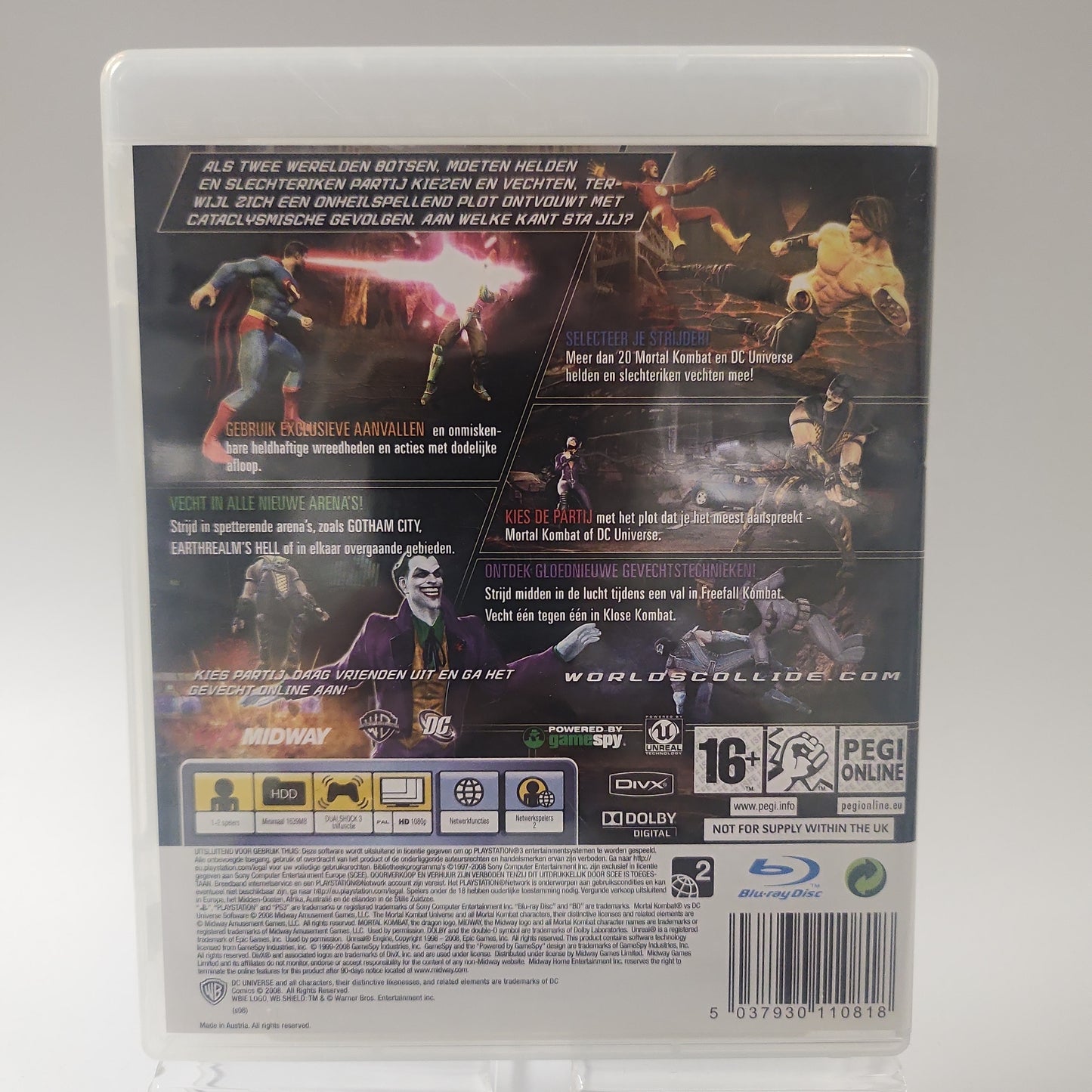 Mortal Kombat vs DC Universe Playstation 3