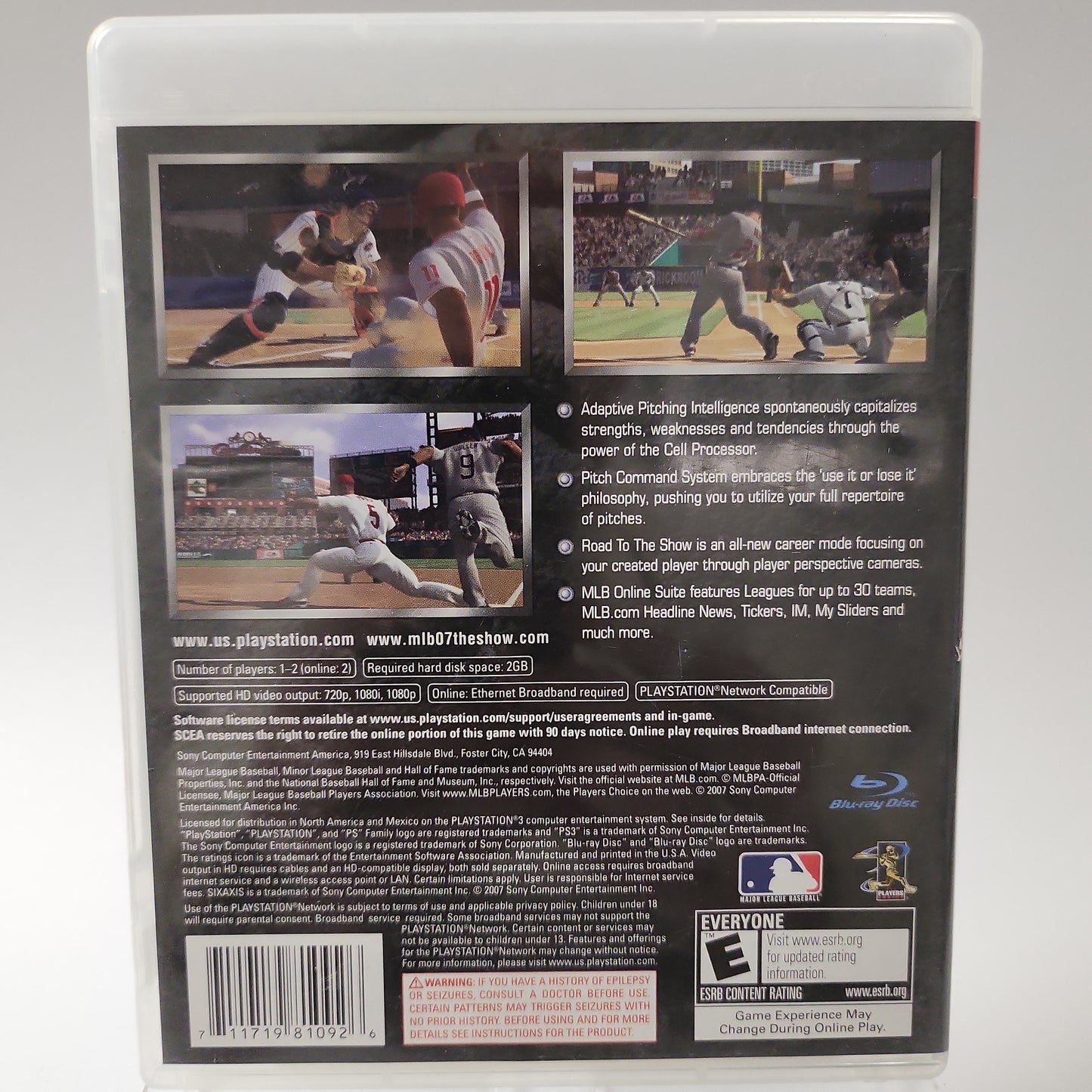 MLB the Show 07 Amerikanisches Cover Playstation 3