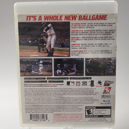 Major League Baseball 2K7 American Edition PS3