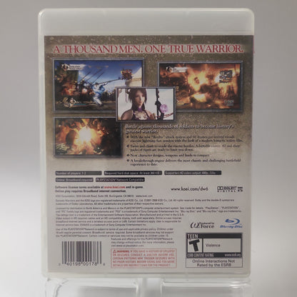 Dynasty Warriors 6 Amerikanisches Cover für Playstation 3