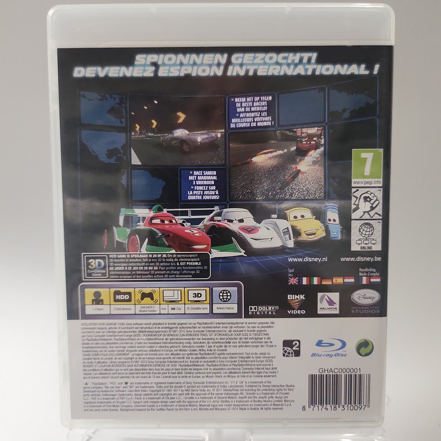 Disney Pixar Cars 2 Playstation 3