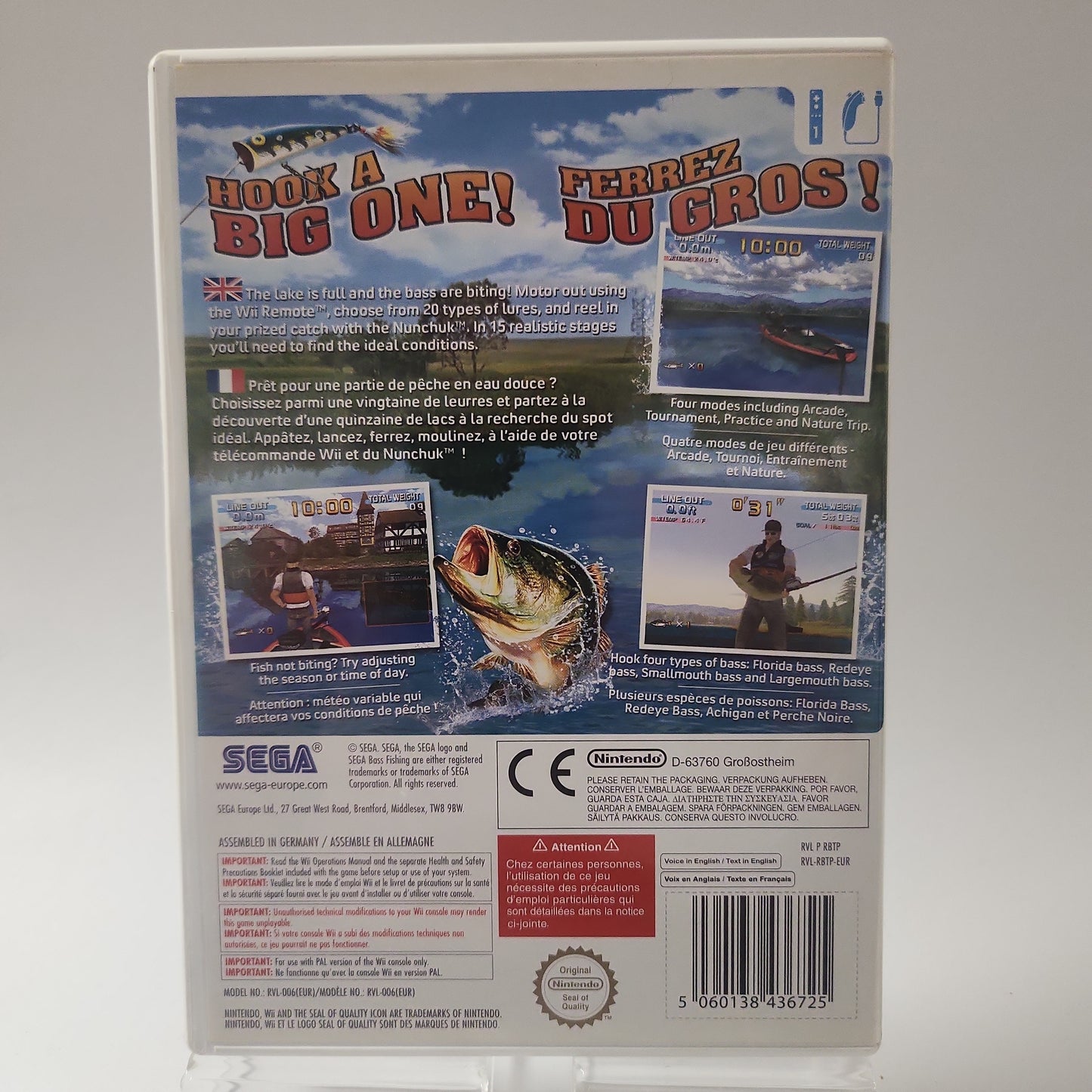 Sega Bass Fishing Nintendo Wii