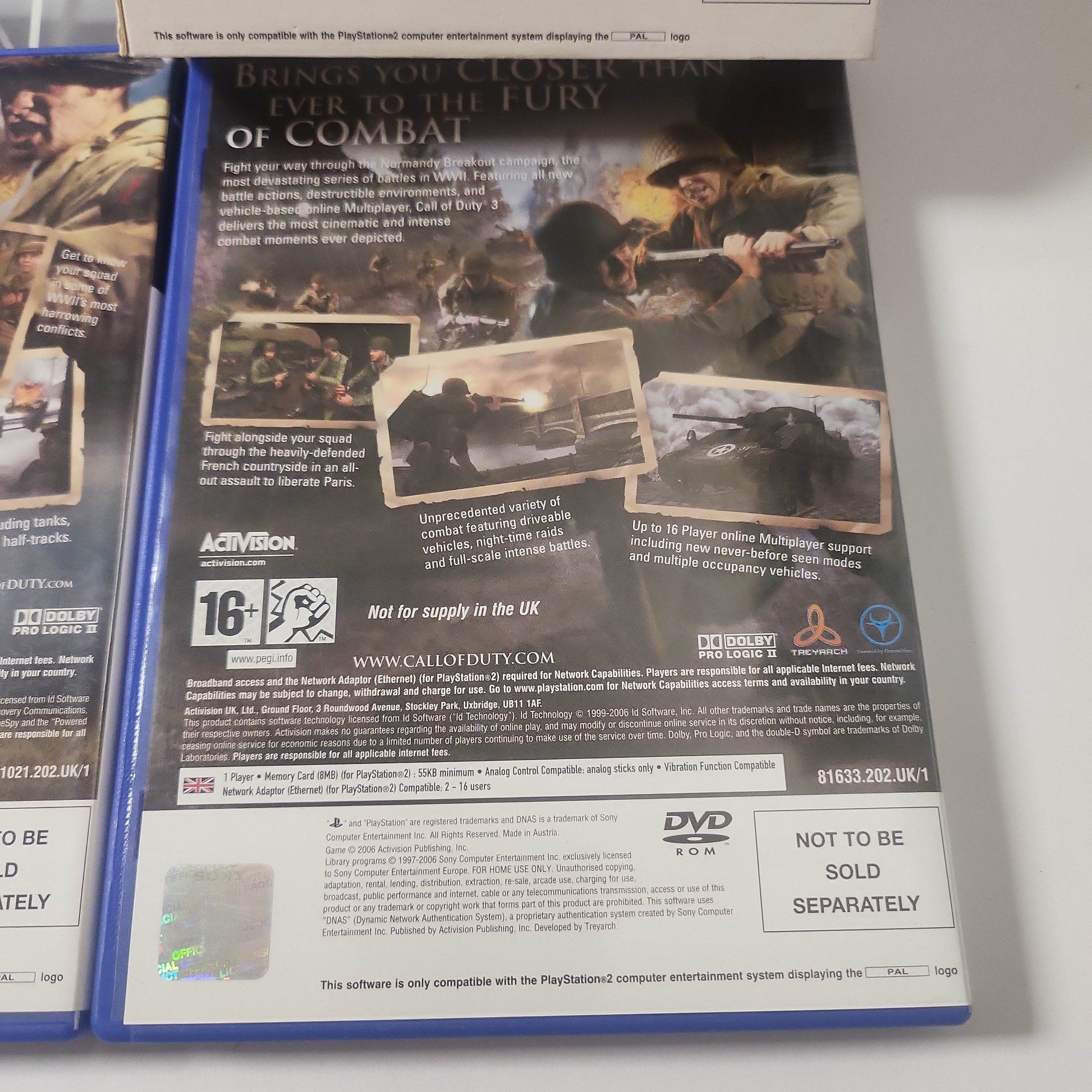 Call of Duty Trilogy Playstation 2 - Feniks Gameshop