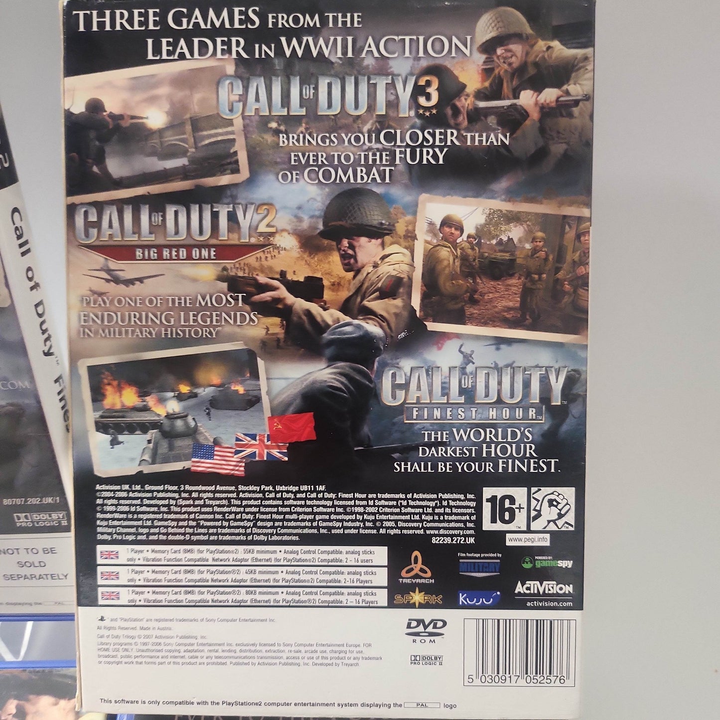 Call of Duty Trilogy Playstation 2 - Feniks Gameshop