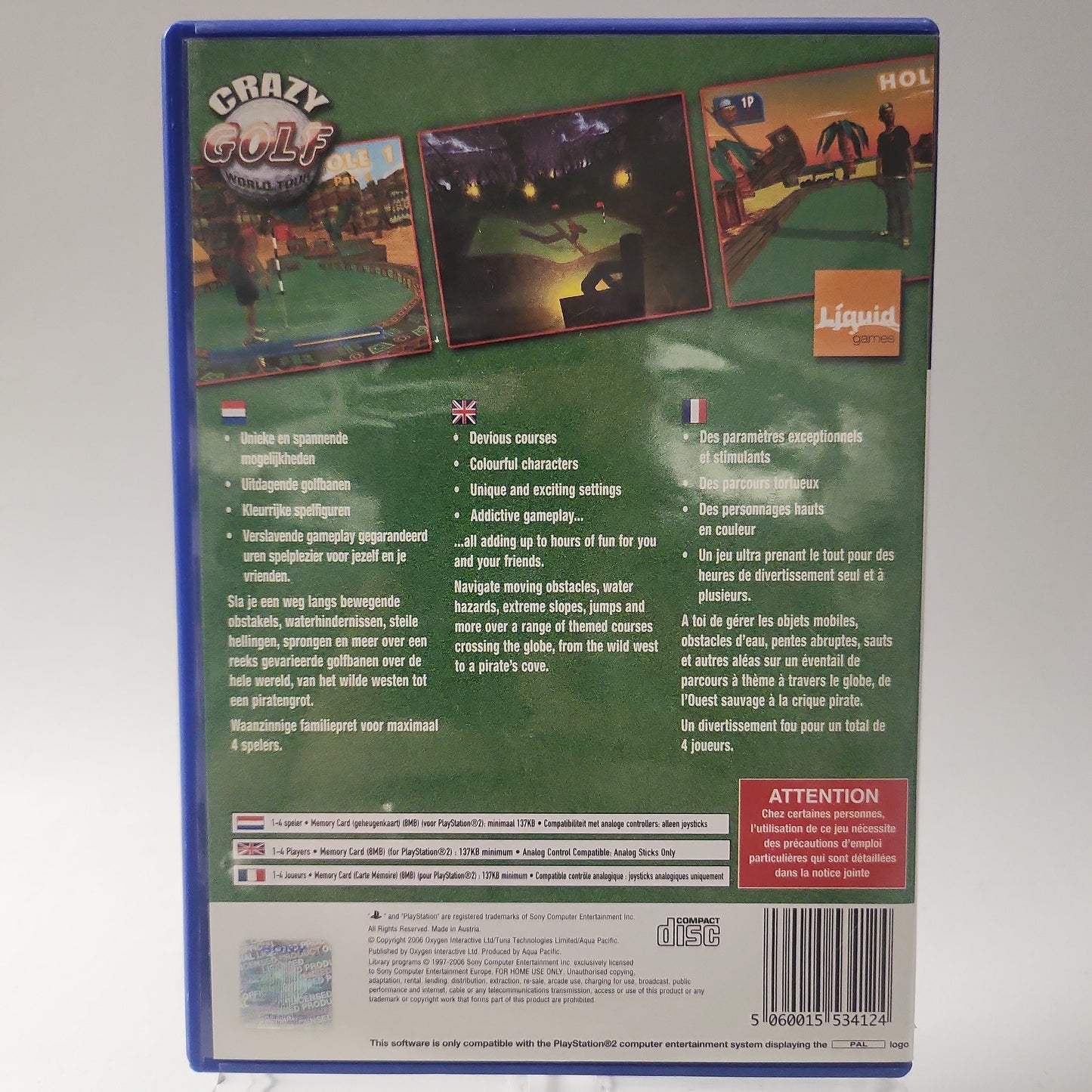 Crazy Golf World Tour Playstation 2