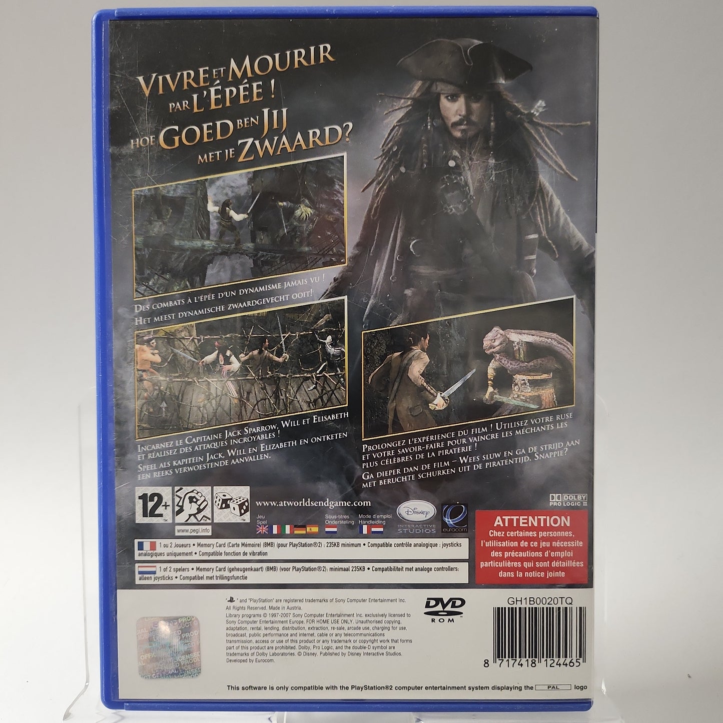 Disney Pirates of the Caribbean At World's End Playstation 2