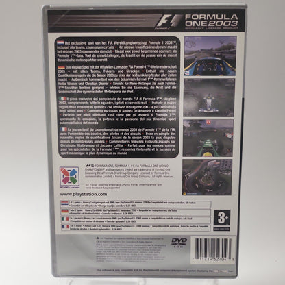 Formula One 2003 Platinum Edition Playstation 2