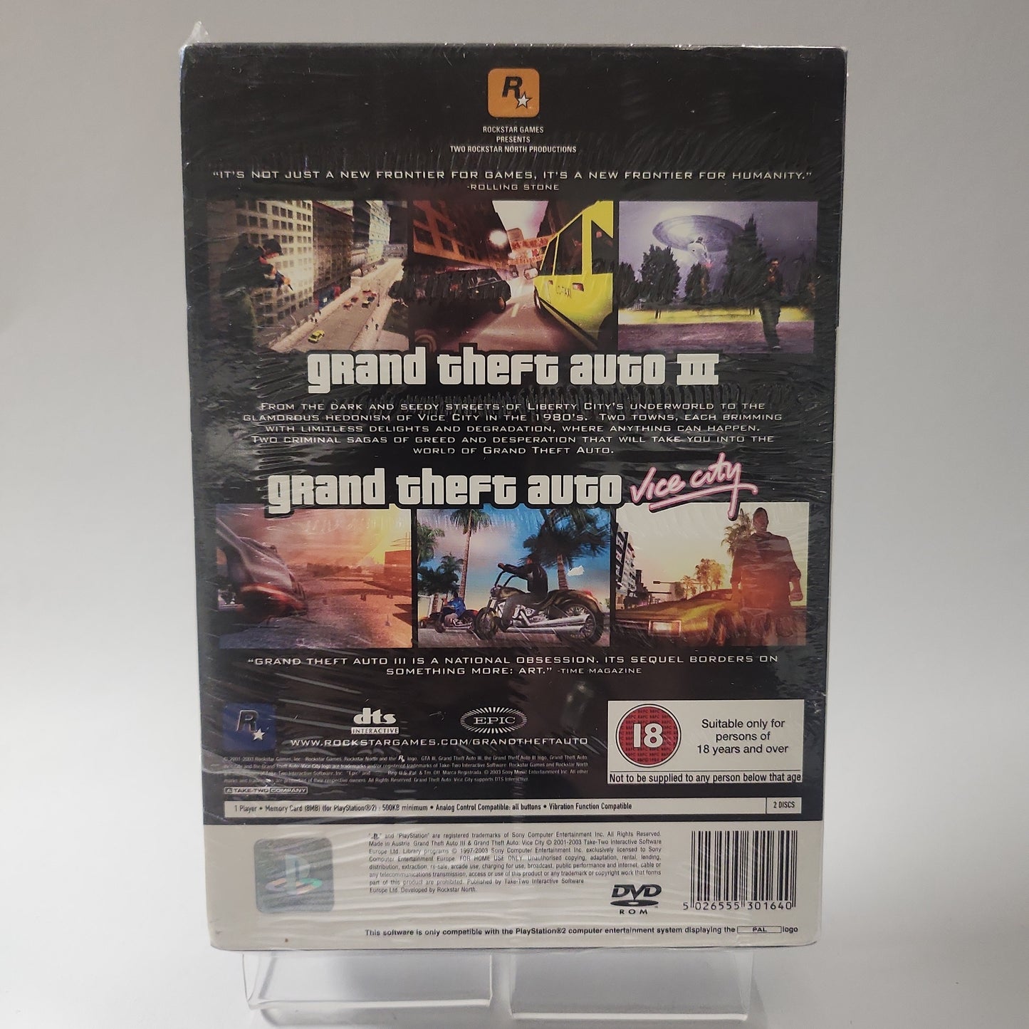 Grand Theft Auto Double Pack reseald Playstation 2
