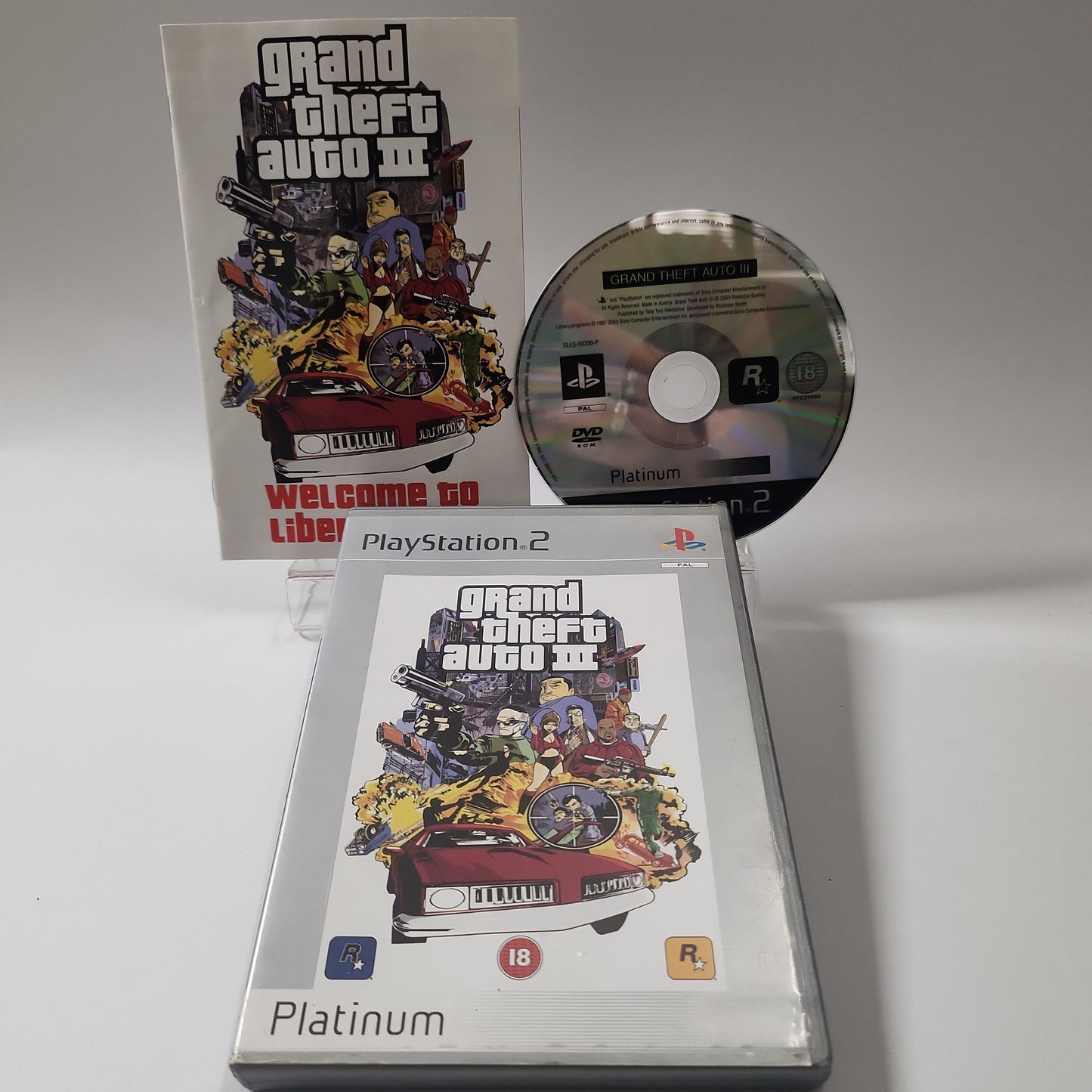 Grand Theft Auto III Platinum (No Map) Playstation 2