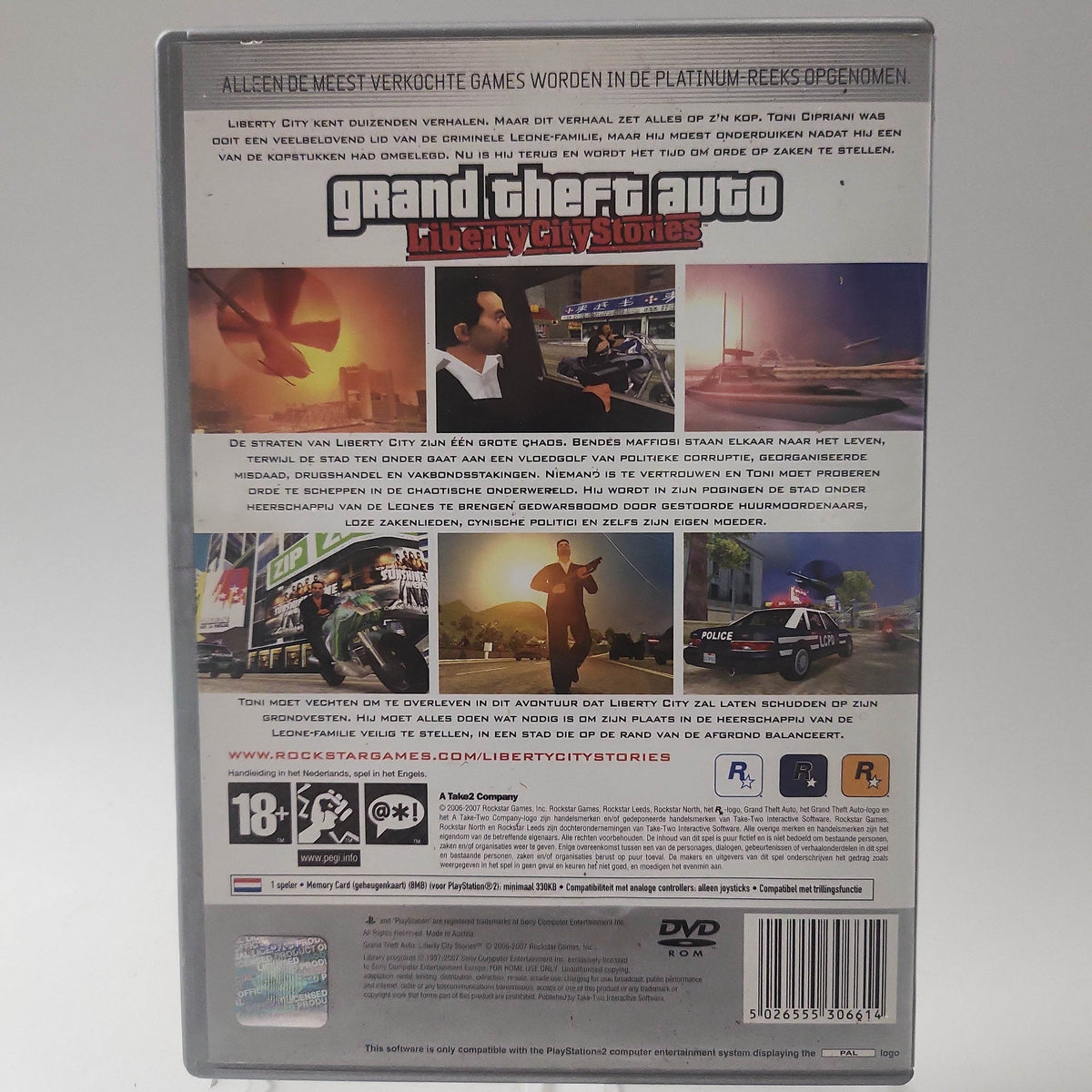 Grand Theft Auto Liberty City Stories Platinum PS2 - Feniks Gameshop